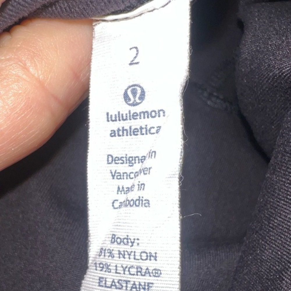 Lululemon‎ exquisite crop high rise black 2 - Picture 14 of 15